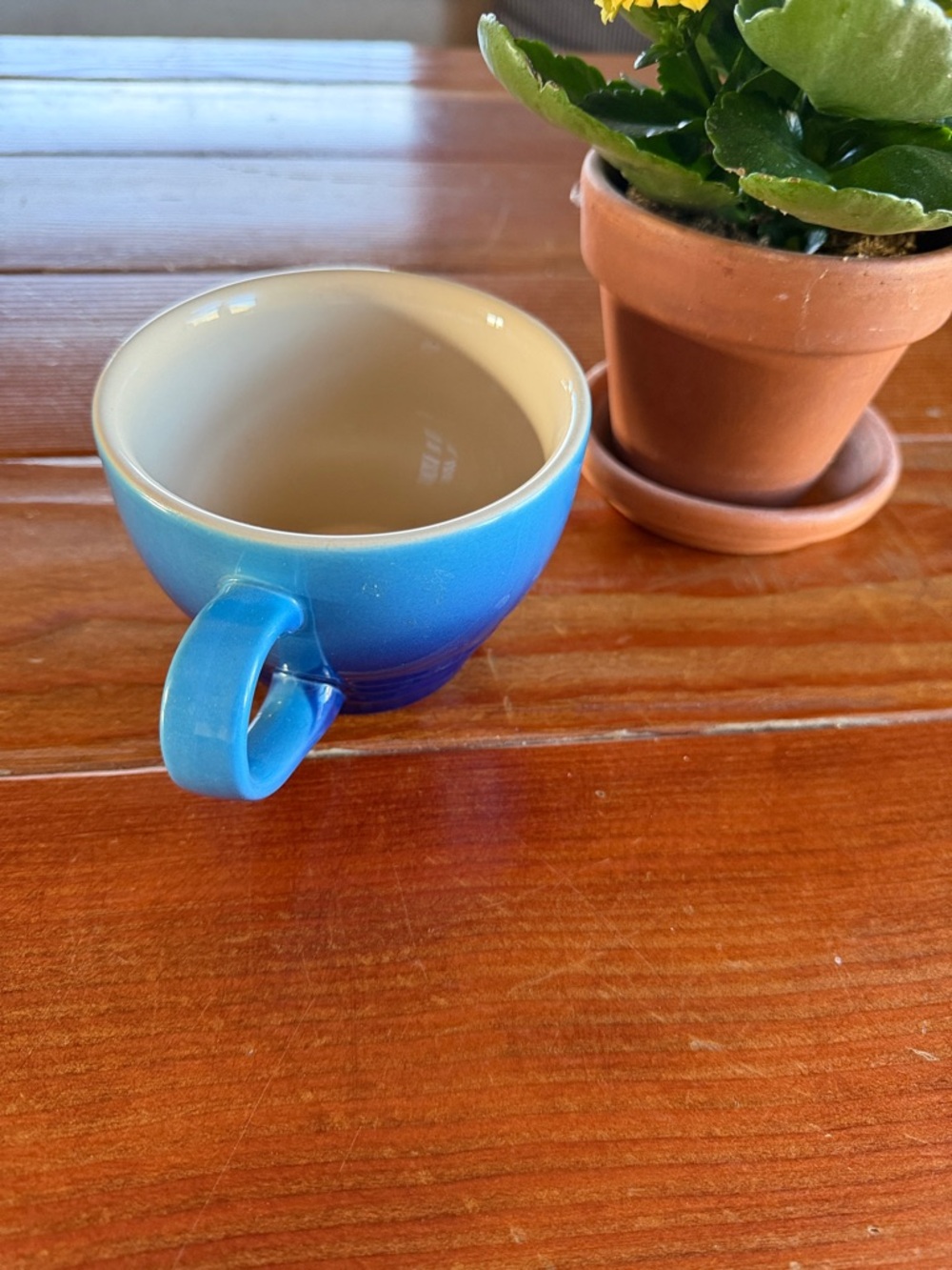 Le Creuset Blue Gradient Mug with Cream Interior - Picture 5 of 7